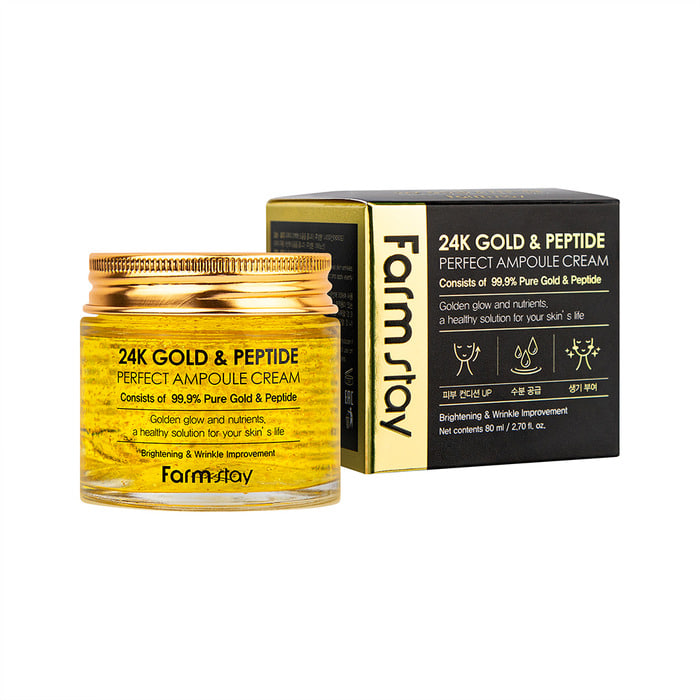 24K Gold & Peptide Perfect Ampoule Cream 80ml - Image 4