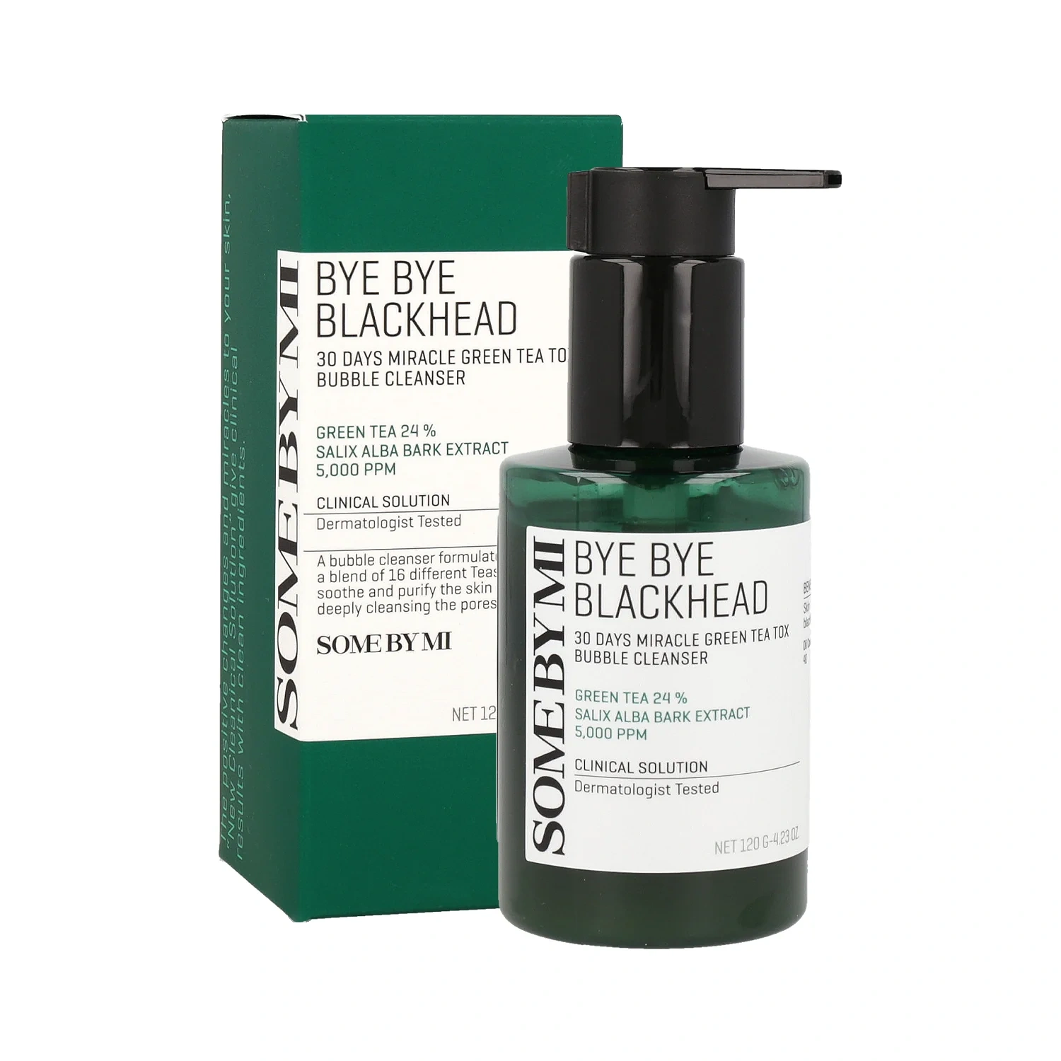 Bye Bye Blackhead 30 Days Miracle Green Tea Tox Bubble Cleanser 120g