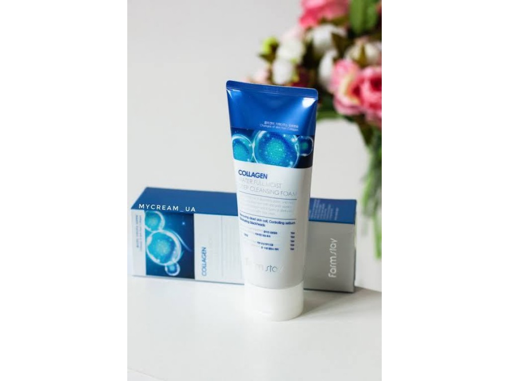 Collagen Water Full Moist Deep Cleansing Foam 180ml - Image 4