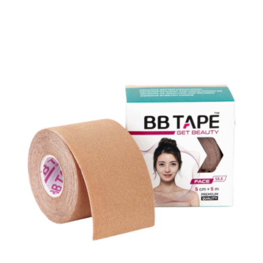 Ταινία για πρόσωπο Face Silk Tape Beige 5cm x 5m