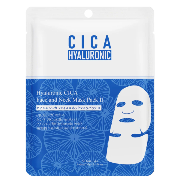 Hyaluronic CICA Face and Neck Mask
